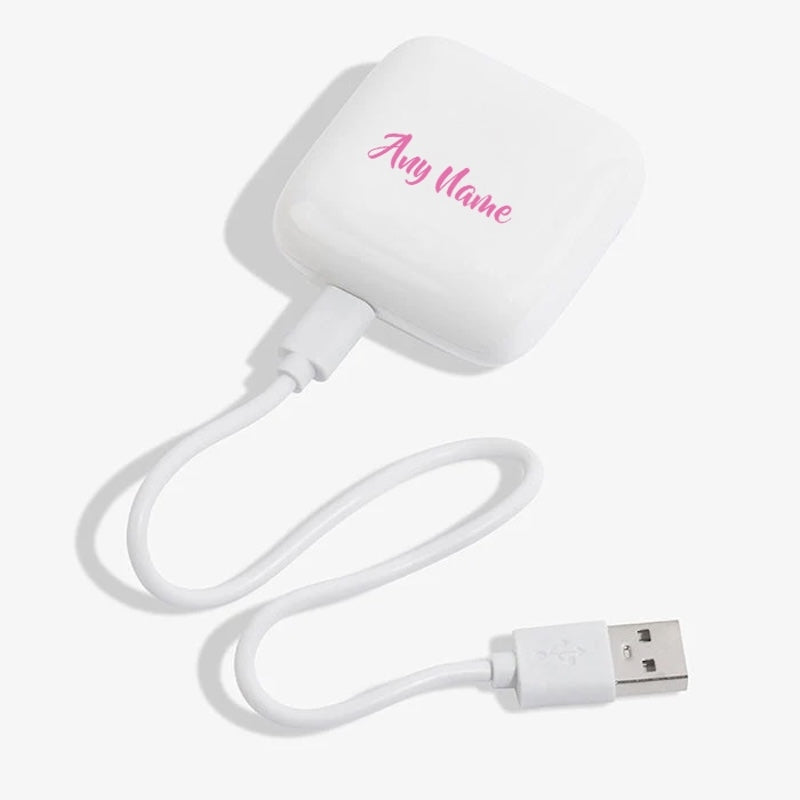 Personalized Name Script Wireless Touch Earphones - Image 3