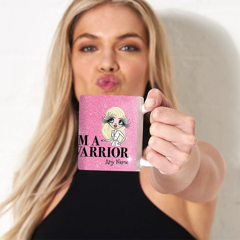 Womens Personalized I'm A Warrior Mug