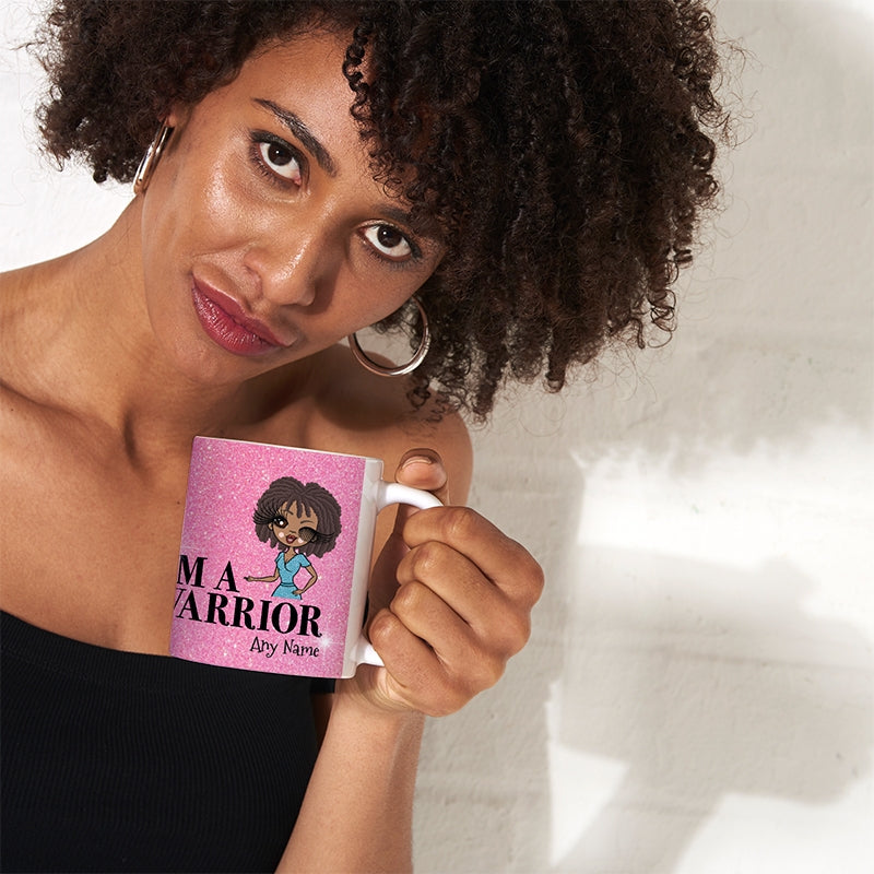 Womens Personalized I'm A Warrior Mug