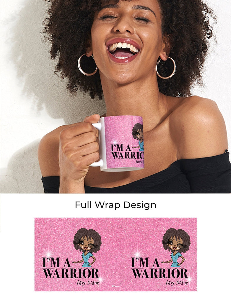 Womens Personalized I'm A Warrior Mug