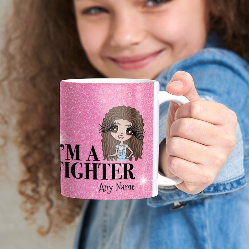 Girls Personalized I'm A Fighter Mug