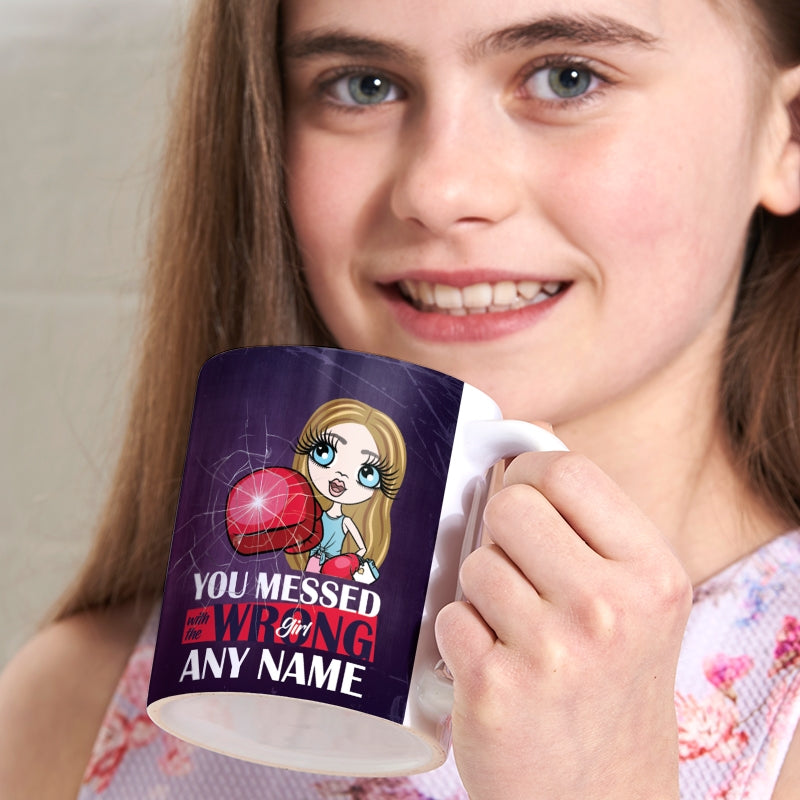 Girls Personalized Wrong Girl Mug