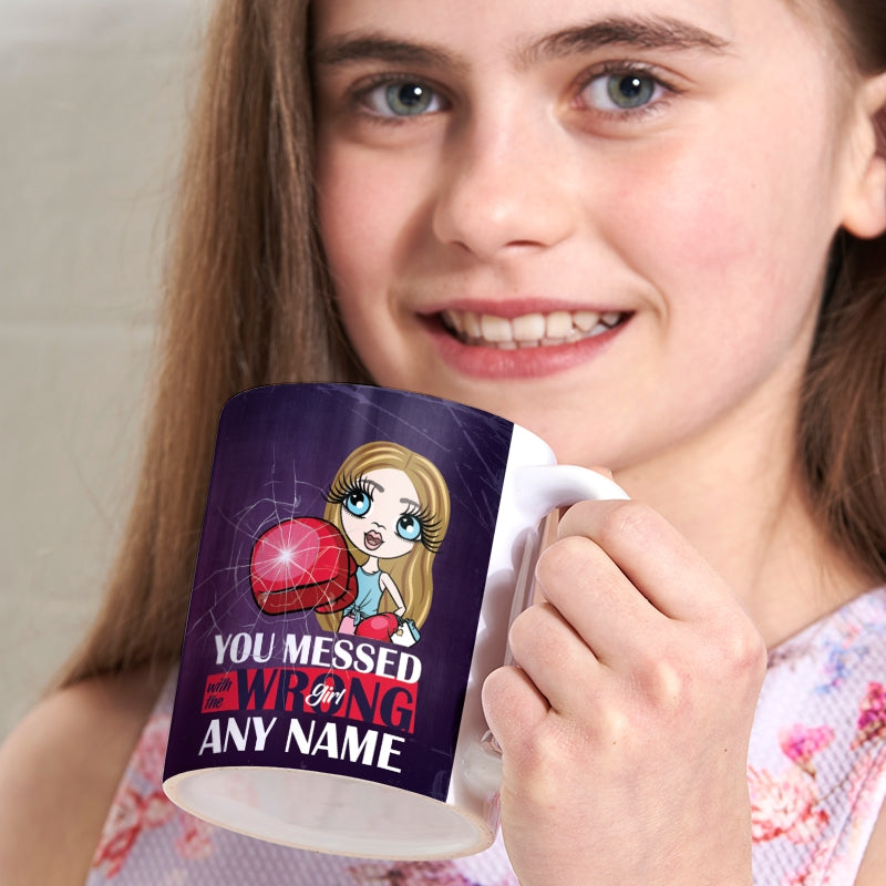ClaireaBella Girls Personalized Wrong Girl Mug - Image 4