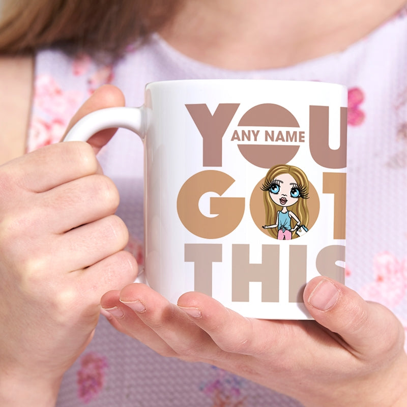 ClaireaBella Girls Personalized You Got This Mug - Image 1