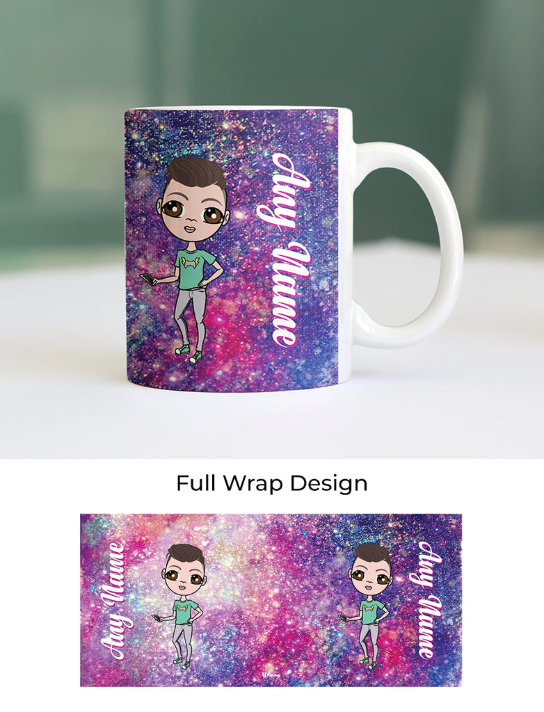 Jnr Boys Galaxy Glitter Mug - Image 2