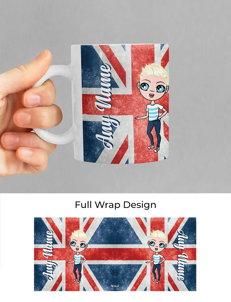 Jnr Boys Union Jack Mug - Image 3