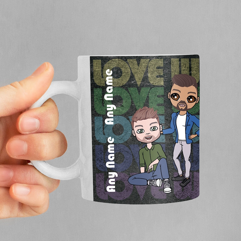 Multi Character Couples Love Wins Mug - Image 3