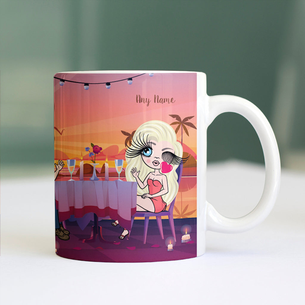 Multi Character Couples Exotic Date Mug - Image 3