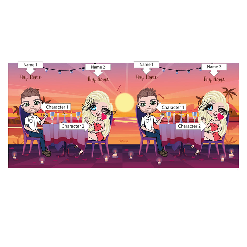 Multi Character Couples Exotic Date Mug - Image 2