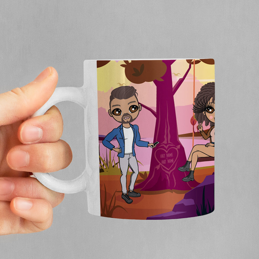 Multi Character Couples Love Tree Mug - Image 4