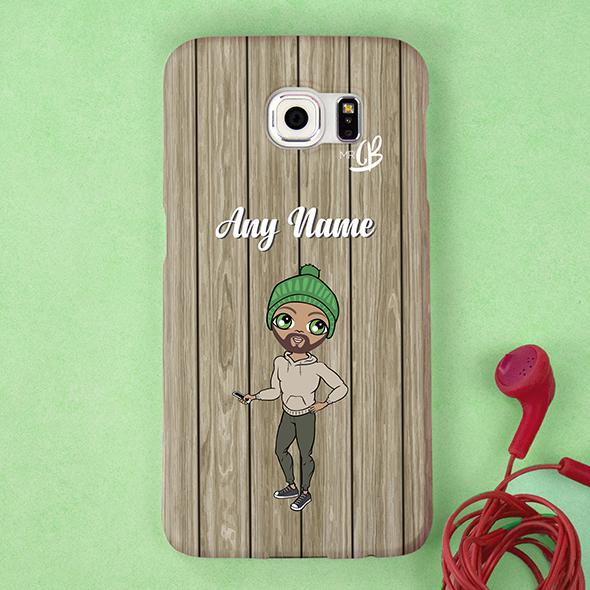 MrCB Personalized Wood Grain Phone Case - Image 3