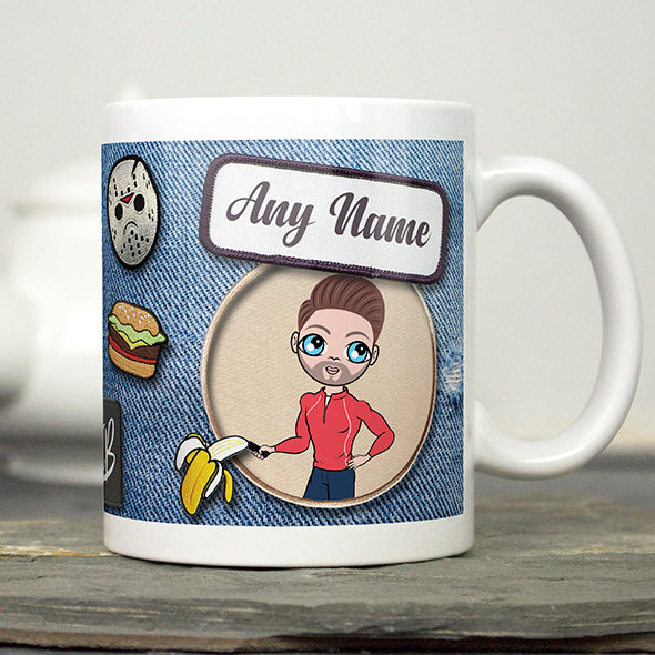 MrCB Denim Effect Mug - Image 1