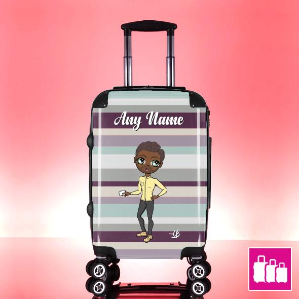 MrCB Colored Stripe Suitcase - Image 0