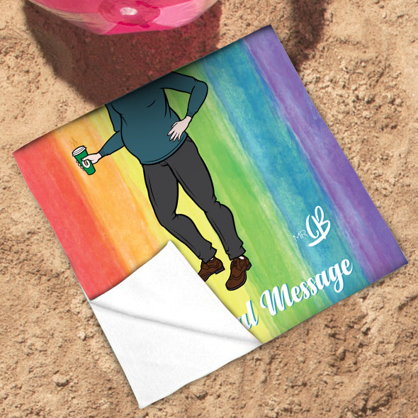 MrCB Rainbow Beach Towel - Image 3