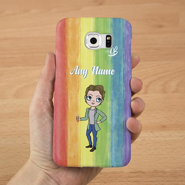 MrCB Rainbow Personalized Phone Case - Image 2