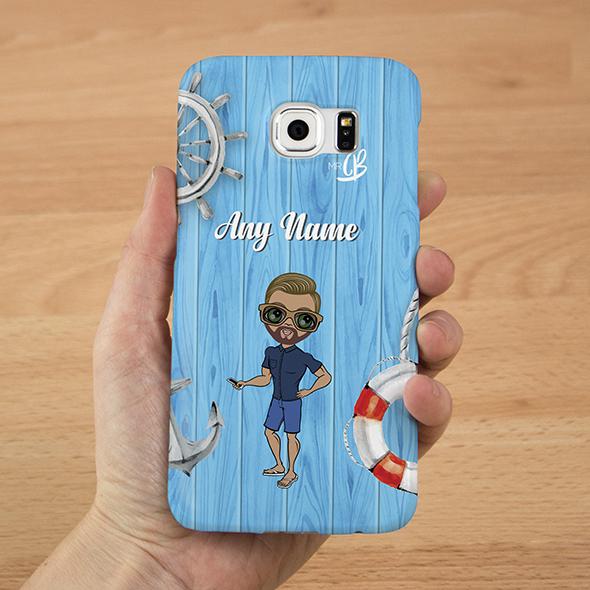 MrCB Nautical Print Personalized Phone Case - Image 0