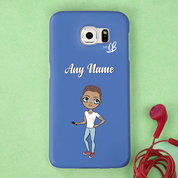 MrCB Blue Personalized Phone Case - Image 3