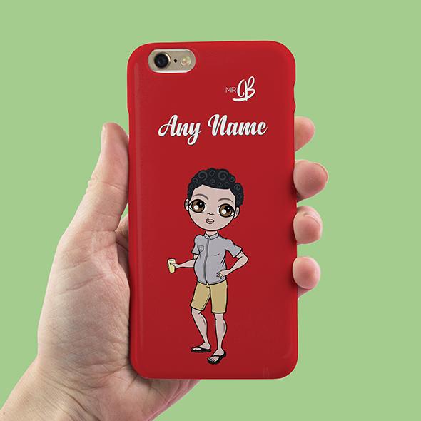 MrCB Red Personalized Phone Case - Image 2
