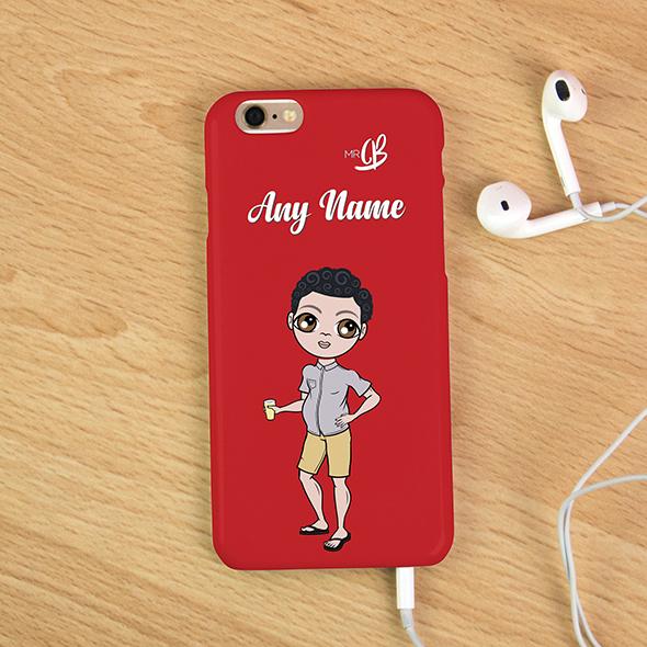 MrCB Red Personalized Phone Case - Image 3