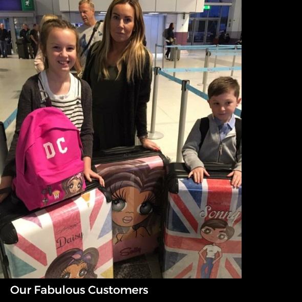 ClaireaBella Girls Union Jack Suitcase - Image 8