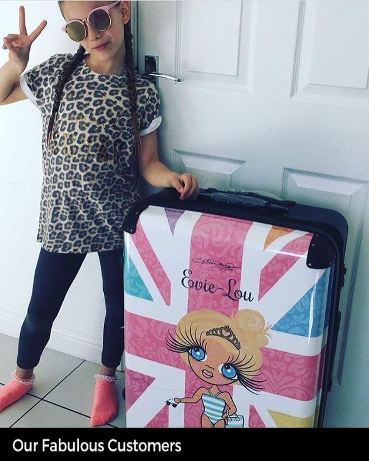 ClaireaBella Girls Union Jack Suitcase - Image 6