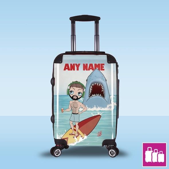 MrCB Retro Shark Attack Suitcase - Image 0