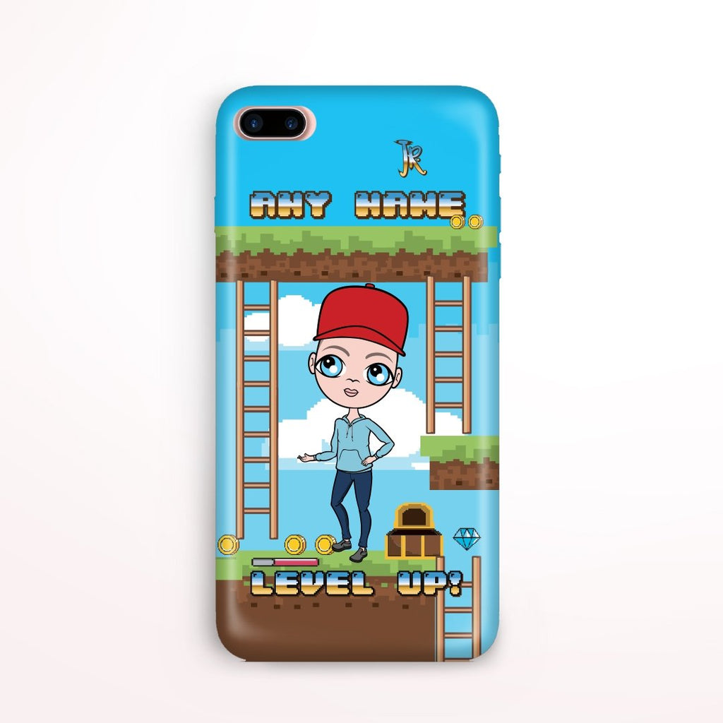 Jnr Boys Craft Blocks Phone Case - Image 0