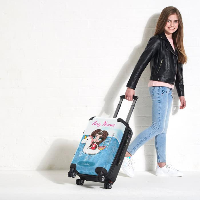 ClaireaBella Girls Unicorn Float Suitcase - Image 4