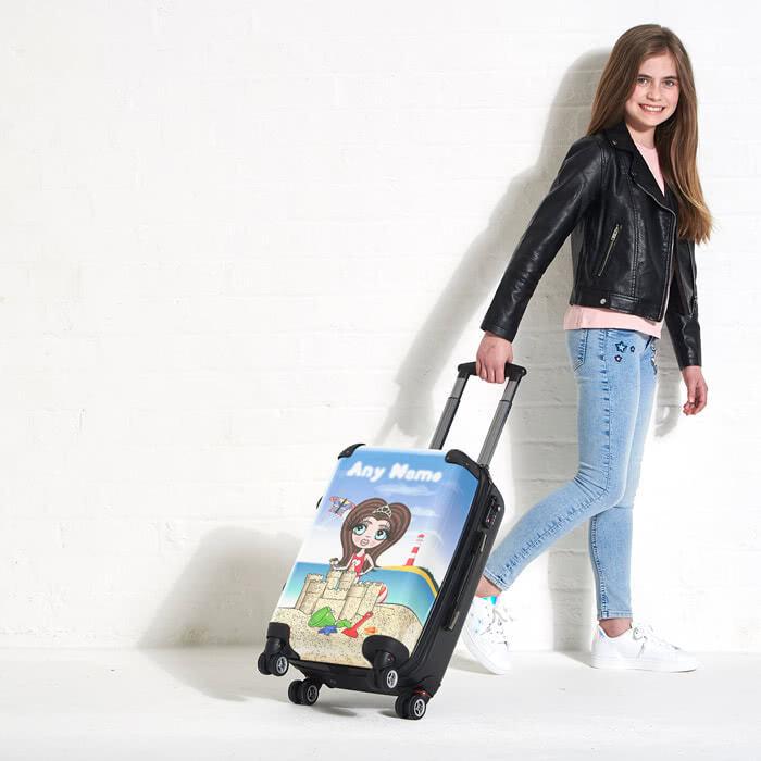 ClaireaBella Girls Sandcastle Fun Suitcase - Image 6