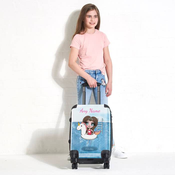 ClaireaBella Girls Unicorn Float Suitcase - Image 3