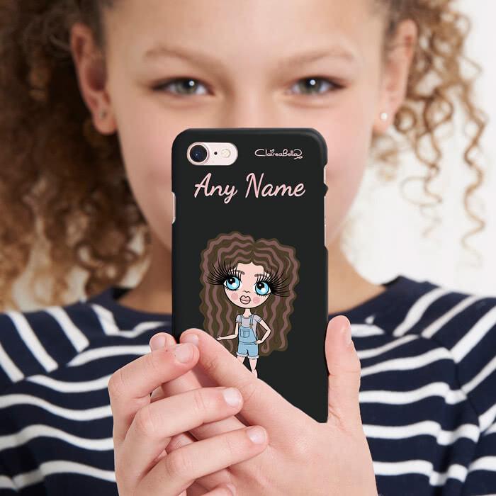 ClaireaBella Girls Personalized Black Phone Case - Image 2