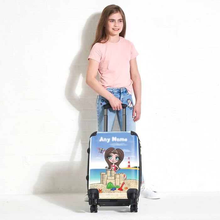 ClaireaBella Girls Sandcastle Fun Suitcase - Image 3
