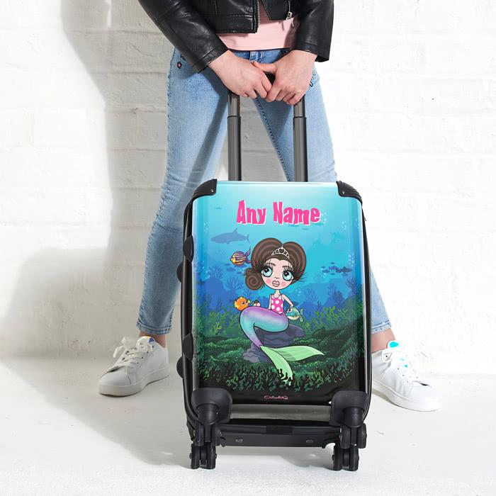ClaireaBella Girls Mermaid Suitcase - Image 1