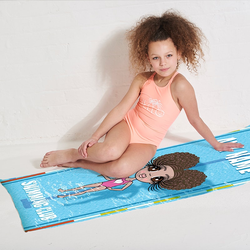 ClaireaBella Girls Floating Swimming Towel