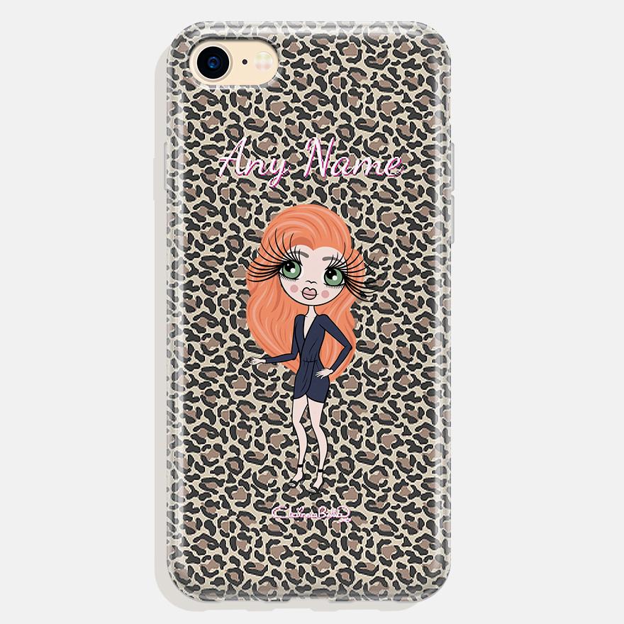 ClaireaBella Personalized Leopard Print Phone Case - Image 0