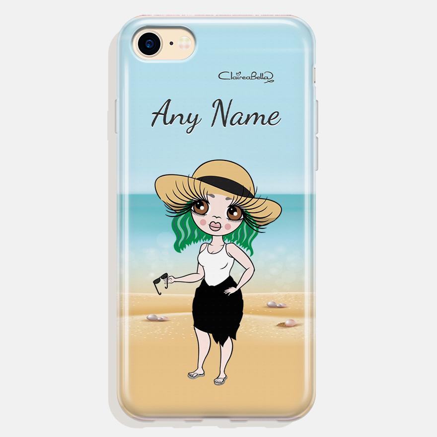 ClaireaBella Personalized Beach Print Phone Case - Image 0