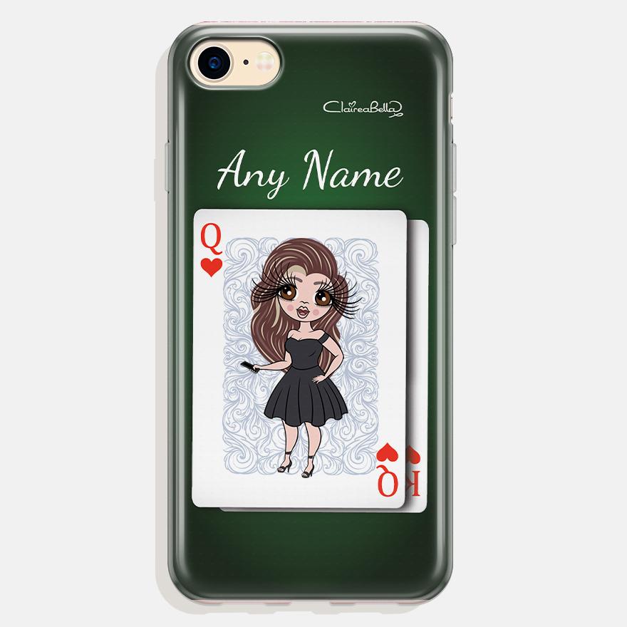ClaireaBella Personalized Queen Of Hearts Phone Case - Image 0