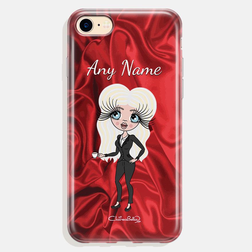 ClaireaBella Personalized Silky Satin Effect Phone Case - Image 0