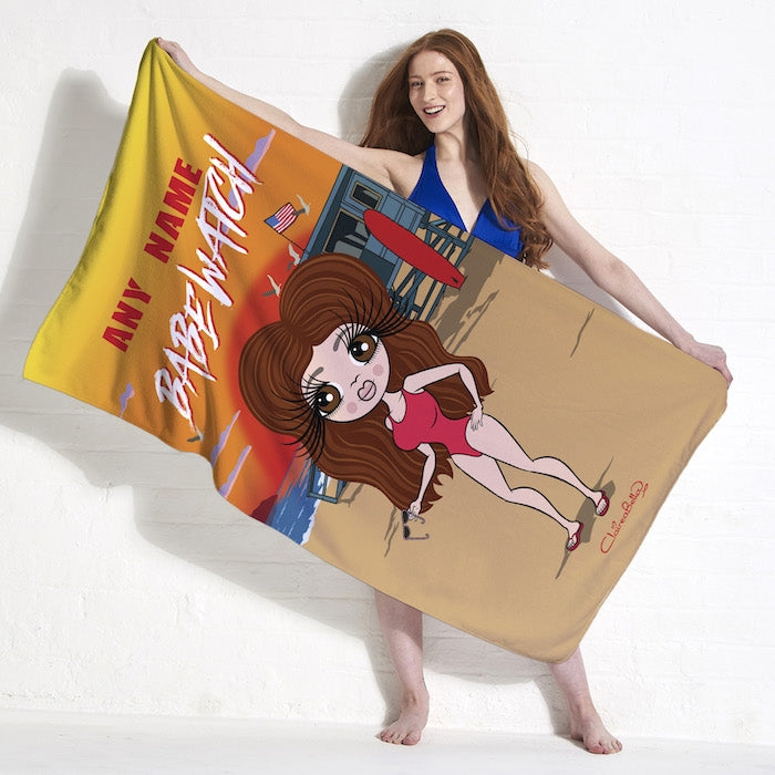 ClaireaBella Babewatch Beach Towel - Image 3