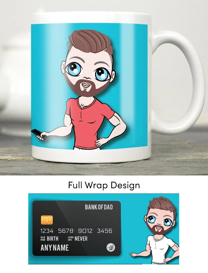 Mens Personalized Bank Of Dad Mug