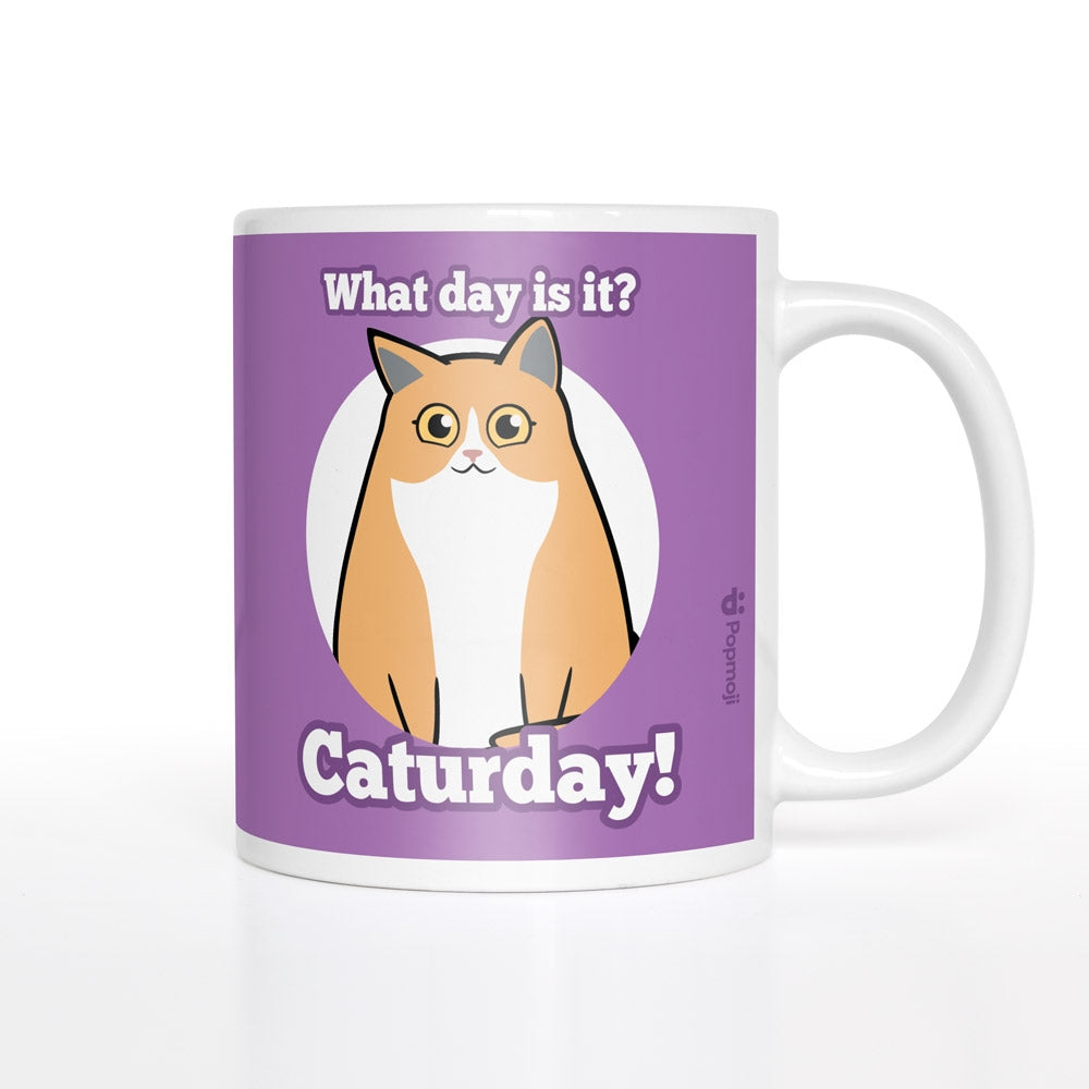 Personalized Cat It's Caturday Mug - Image 2
