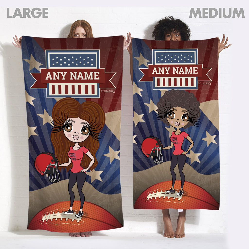 ClaireaBella American Football Beach Towel - Image 7