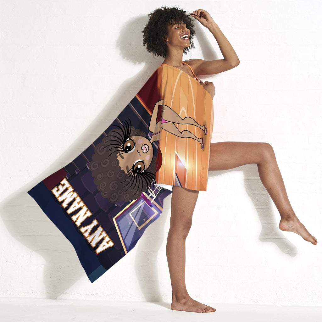 ClaireaBella Basketball Beach Towel - Image 4