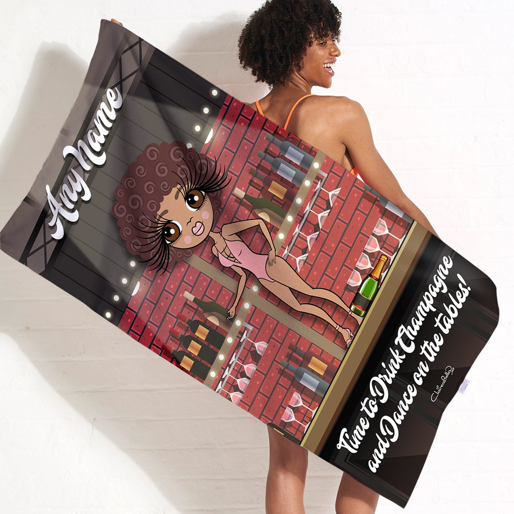 ClaireaBella Dance On Tables Beach Towel - Image 1