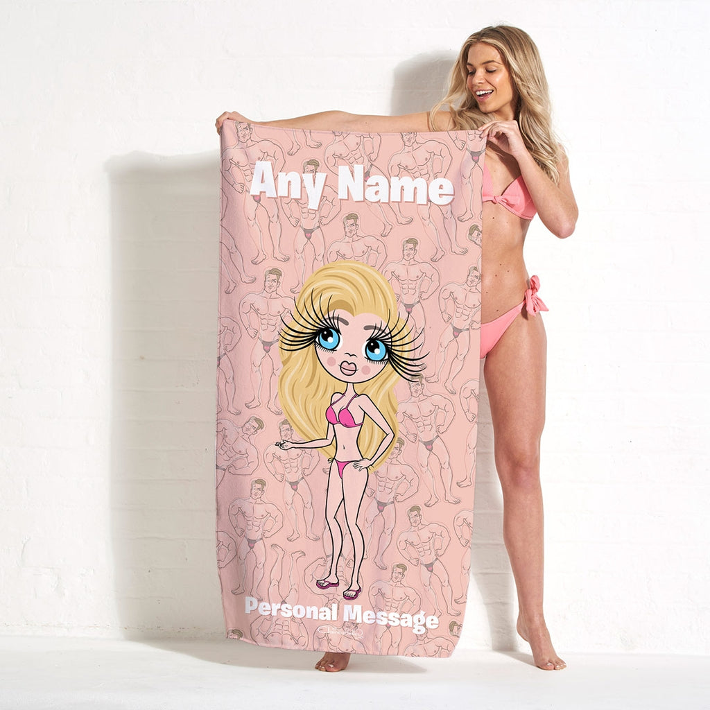 ClaireaBella Inflatable Hunks Beach Towel - Image 5