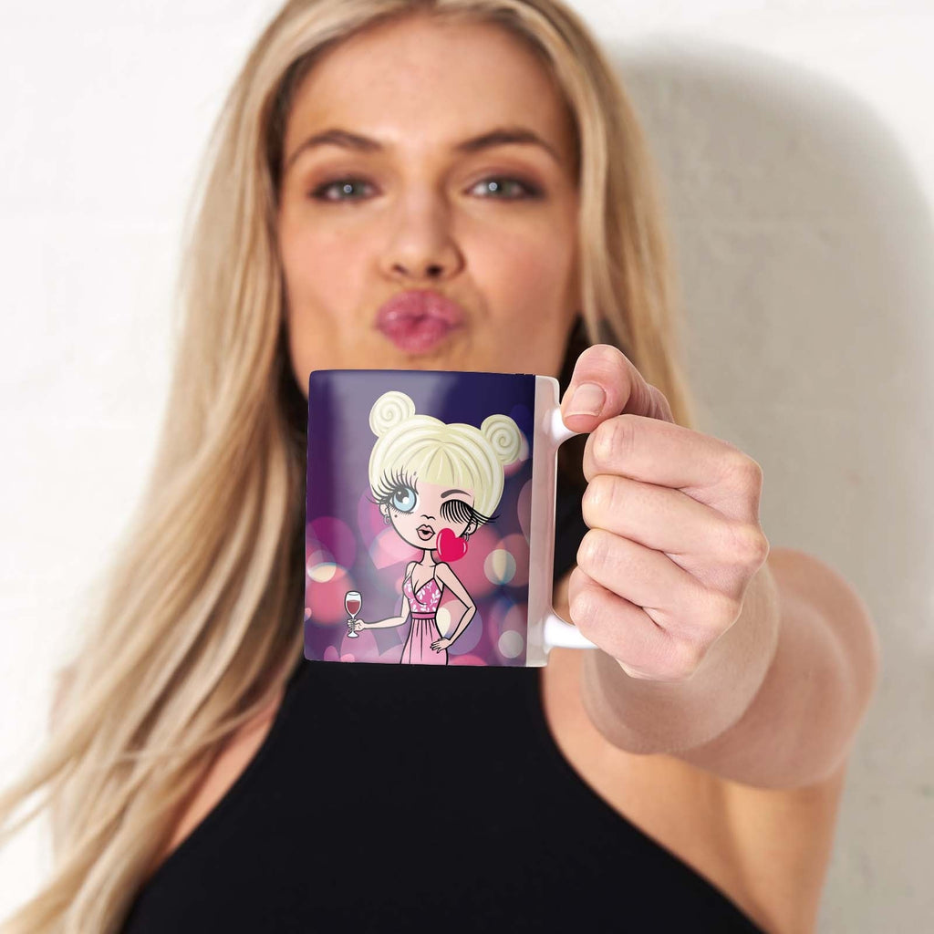 ClaireaBella Blured Hearts Mug - Image 1