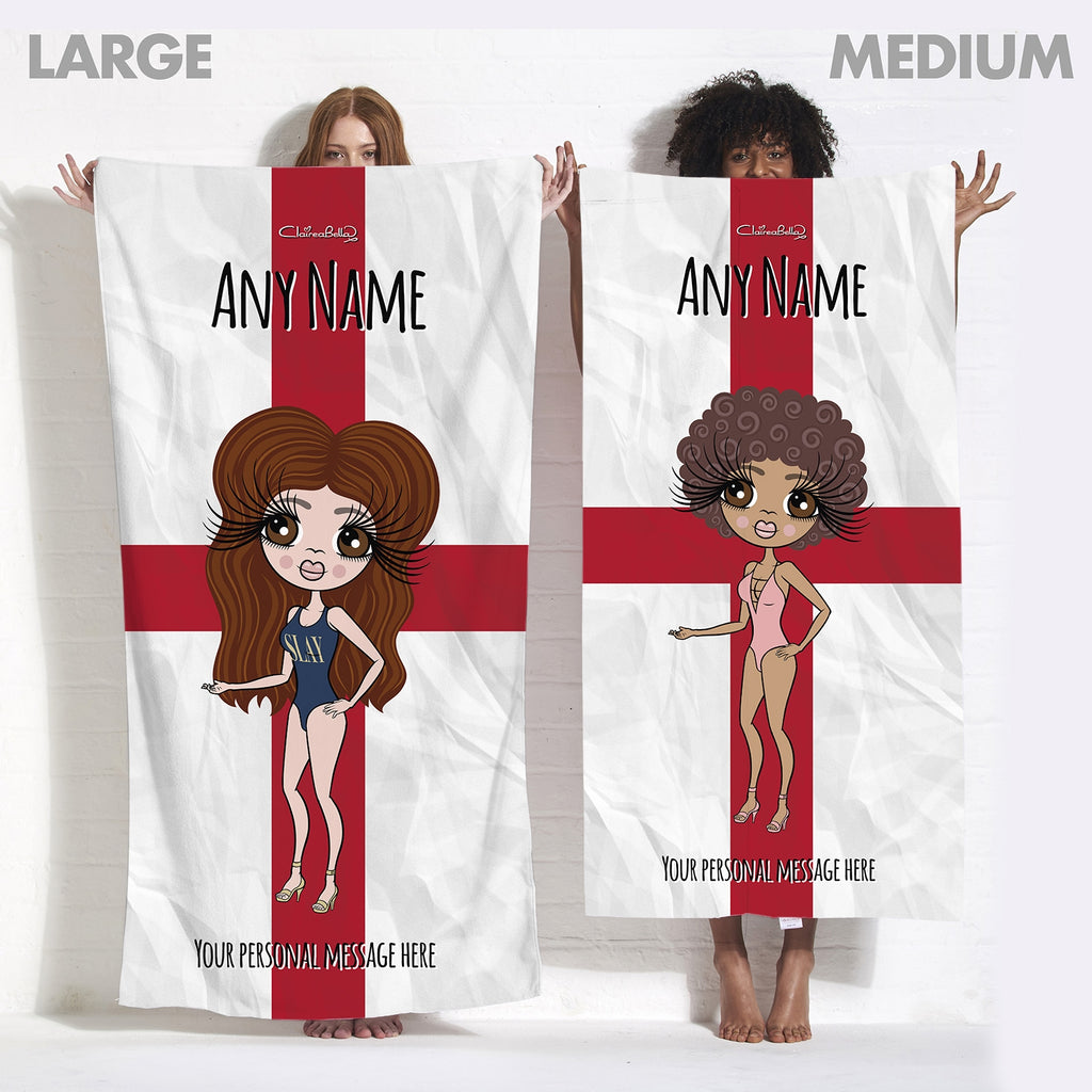 ClaireaBella England Flag Beach Towel - Image 3