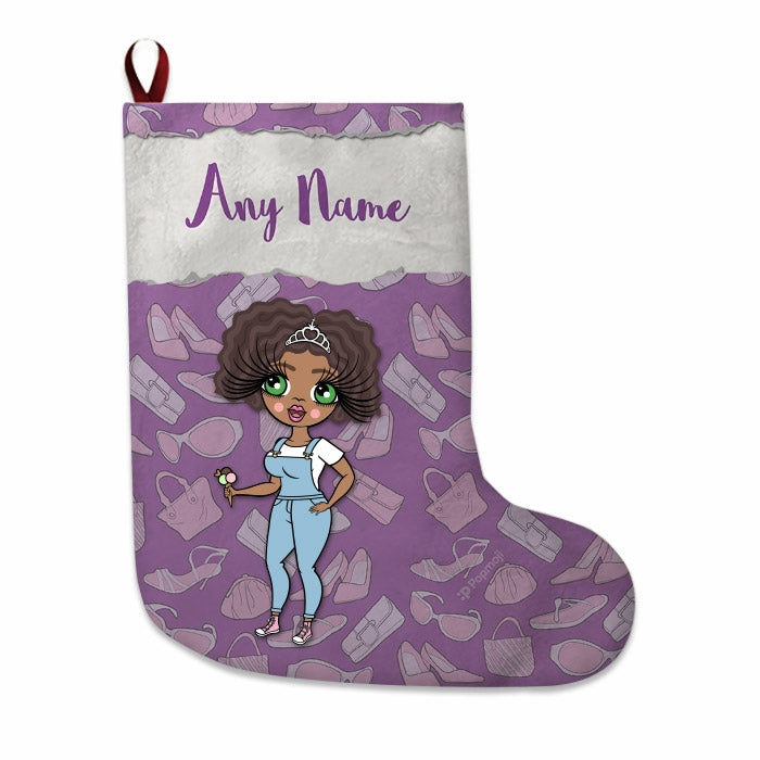 Womens Personalized Christmas Stocking - Fashionista - Image 4