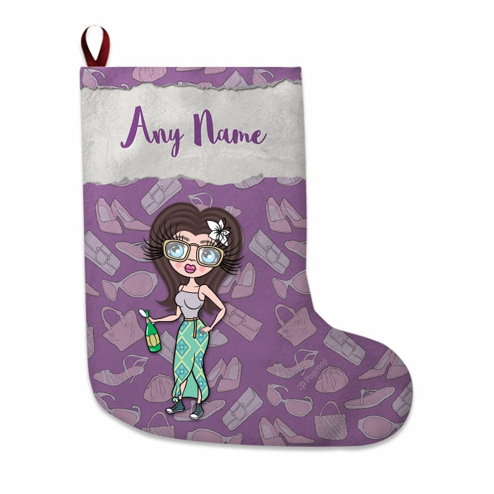 Womens Personalized Christmas Stocking - Fashionista - Image 2