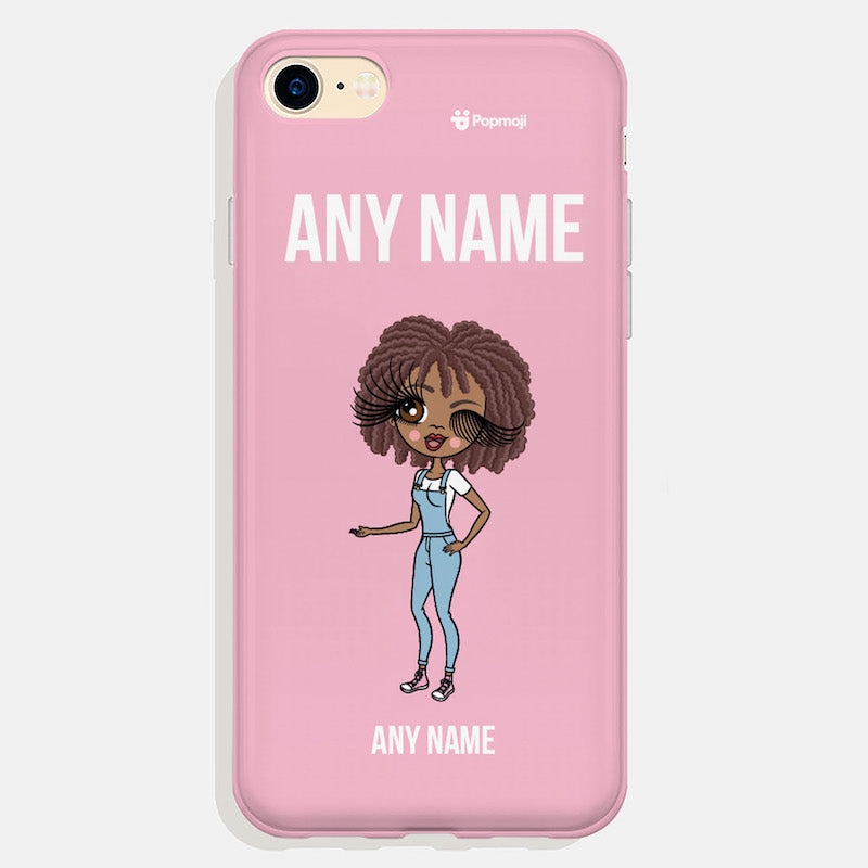 ClaireaBella Personalized Pink Power Phone Case - Image 1